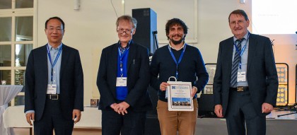 Samuel Raetz a re&ccedil;u le Early Career Award (Silver Whistle)